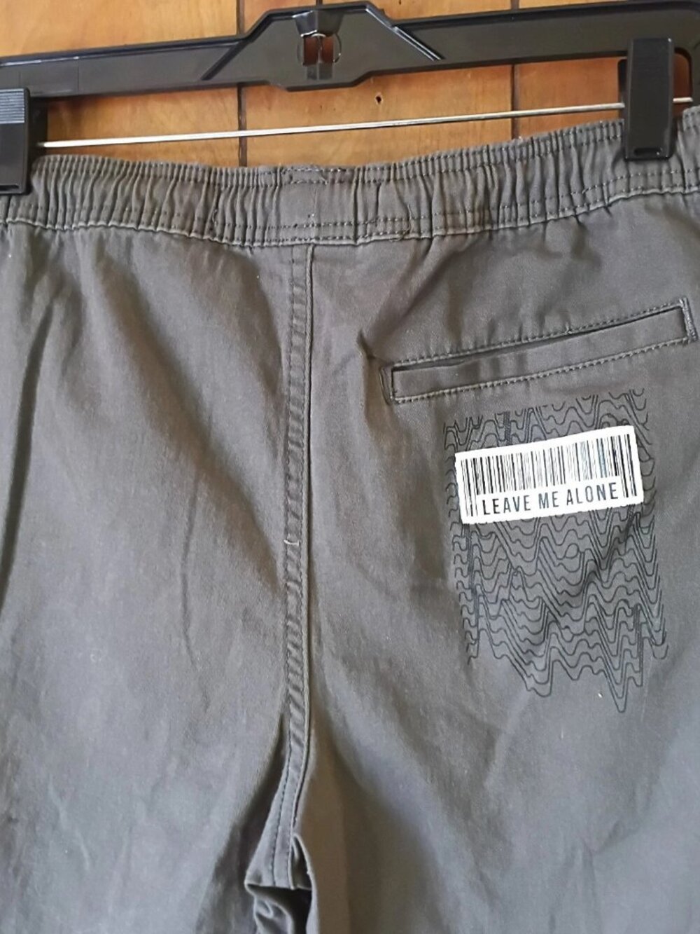 Brooklyn Cloth Gray Graphic Shorts Men's Size M Drawstring Casual - Picture 8 of 9